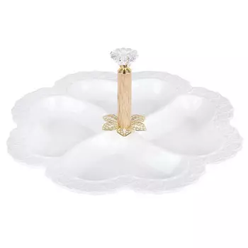 менажница 4 секции 24см фарфор