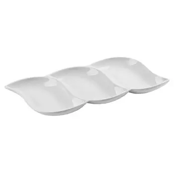 менажница ATMOSPHERE Menage 3 секции 35,5х18х3см керамика