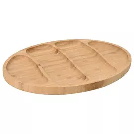 менажница ATMOSPHERE Wonder 4 секции 28х19.5см бамбук