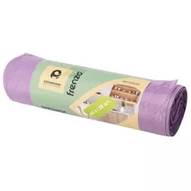 мешки для мусора FRESH 60 л, 25 шт, 58х67 см, 6 мкм, цветные, полиэтилен