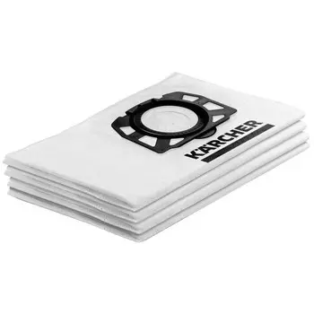 мешки для пылесоса KARCHER 230х200х12мм белые 4 шт