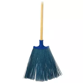 метла пластиковая 150х32см с черенком