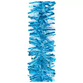 мишура Морозко 200х9,5см голубой/белый
