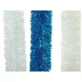 мишура Праздничная 200х12,5см белый радужный