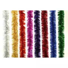 мишура Праздничная 200х5см красный