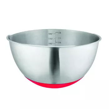 миска 25см 4,7л с мерным делением нерж. сталь