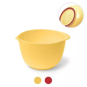 миска АРХИМЕД 2л 18,5см для смешивания нескользящее дно пластик микс цвета