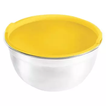 миска ATMOSPHERE 22см 2л с крышкой нерж.сталь, пластик