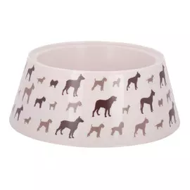 миска для собак Dogs 700мл пластик бежевый