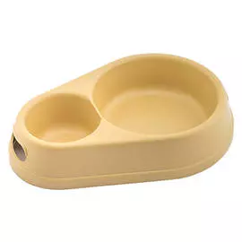 миска для животных двойная Прованс 150/600мл пластик