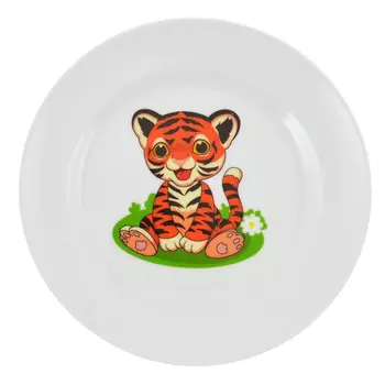 миска ДОБРУШ Полосатики тигрята 17,2см 0,55л фарфор