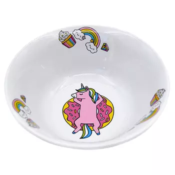 миска Идиллия Единорожки 14,5см 0,36л фарфор
