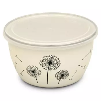 миска METROT Одуванчик 1,1л 14см эмал. сталь с крышкой