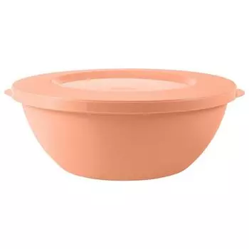 миска с крышкой Plast Team Нelsinki персиковая карамель 3л