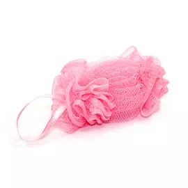 мочалка ЕВА Карамель Ladies, 15х8 см, полиэстер, розовый