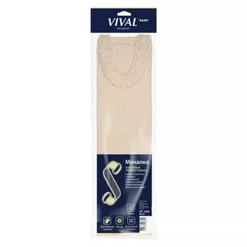 мочалка VIVAL хлопковая прямоугольная