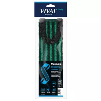 мочалка VIVAL массажная для мужчин, жесткая