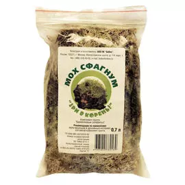 мох сфагнум Мелиорант БиОко, 0,7 л