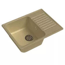 мойка GRANFEST QUARZ-13 620х480х180мм бежевая кварц