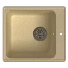 мойка GRANFEST QUARZ-17 420х480х180мм бежевая кварц