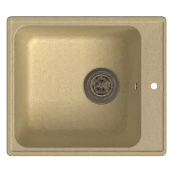 мойка GRANFEST QUARZ-17 420х480х180мм бежевая кварц