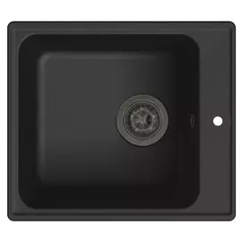 мойка GRANFEST QUARZ-17 420х480х180мм чёрная кварц