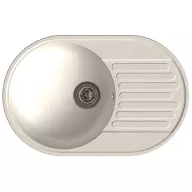 мойка GRANFEST QUARZ-18 белая, гранитная