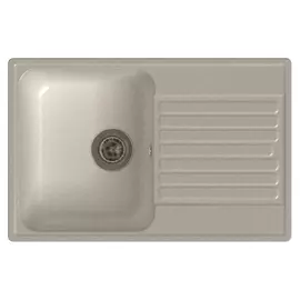 мойка GRANFEST QUARZ-78 белая, гранитная