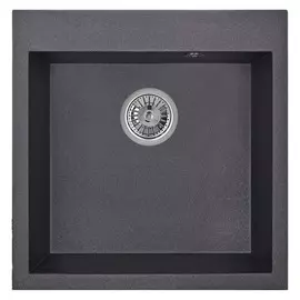 мойка GRANULA 510х520х190мм черная кварц