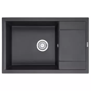 мойка GRANULA 780х500х200мм черный кварц