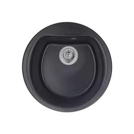 мойка GRANULA D500х205мм черная кварц