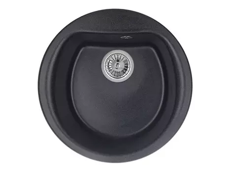 мойка GRANULA D500х205мм черная кварц