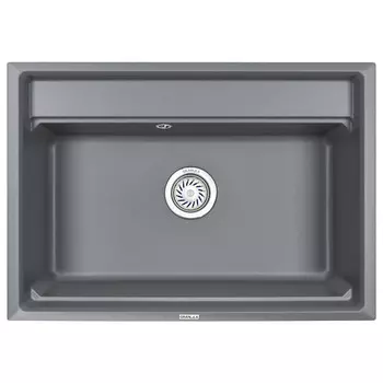 мойка GRANULA Kitchen Space 7301 730х510х245мм алюминиум кварц