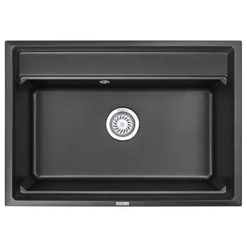 мойка GRANULA Kitchen Space 7301 730х510х245мм черный кварц
