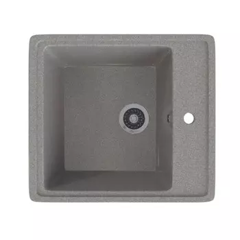 мойка Mixline ML-GMS10 СТАНДАРТ прямоугольная 460х505х190мм искуственный камень темно-серая