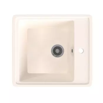 мойка Mixline ML-GMS10 СТАНДАРТ прямоугольная 460х505х190мм искуственный камень белая