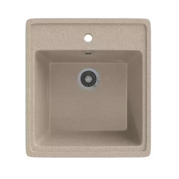 мойка Mixline ML-GMS10 СТАНДАРТ прямоугольная 460х505х190мм искуственный камень песочная