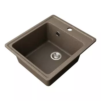мойка Mixline ML-GMS18 СТАНДАРТ прямоугольная 410х470х190мм искуственный камень терракот