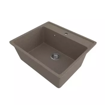 мойка Mixline ML-GMS21 СТАНДАРТ прямоугольная 565х505х200мм искуственный камень терракот