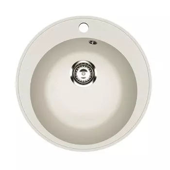 мойкa Mixline ML-GMU01 УЛЬТРА круглая D475х170мм искуственный камень белая