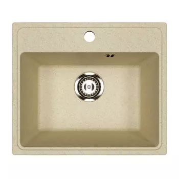 мойкa Mixline ML-GMU03 УЛЬТРА прямоугольная 490х420х170мм искуственный камень бежевая