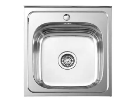 мойка накладная LEDEME 500х500х180мм глянец