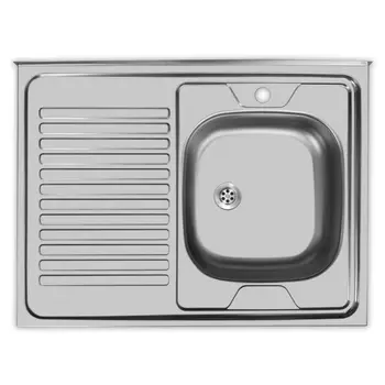 мойка накладная UKINOX Стандарт ECO4 правая 800х600х145мм матовая