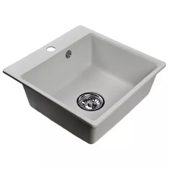 мойка NOVA 44-44 445х445х160мм кварц белый