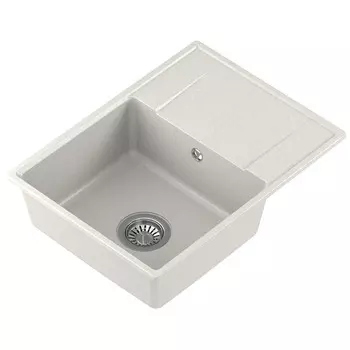 мойка NOVA 59-44 590х440х200мм кварц белый