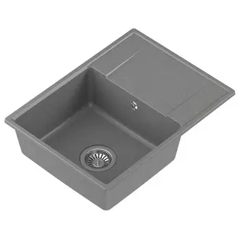 мойка NOVA 59-44 590х440х200мм кварц серый