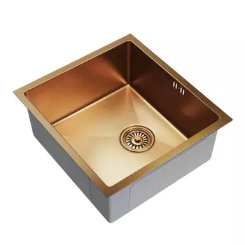 мойка подстольного монтажа MIXLINE PRO 450х420х200мм бронза нержавеющая сталь
