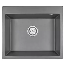 мойка прямоугольная GRANULA 600х520х200мм графит кварц