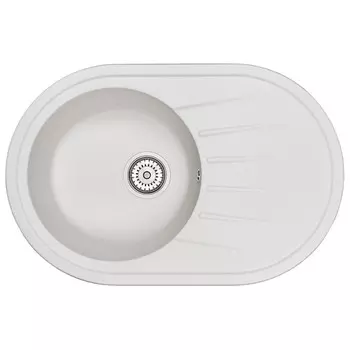 мойка СтандАРТ 760х500х200мм белый кварц