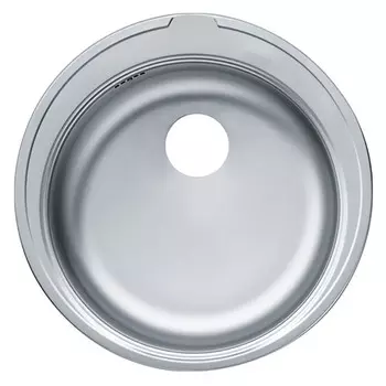 мойка врезная Eurodomo PML 610 круглая 510х165мм стальная